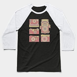 Classic Camera In Color Baseball T-Shirt